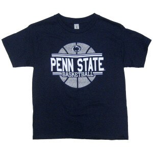 youth navy short sleeve t-shirt Penn State Basketball